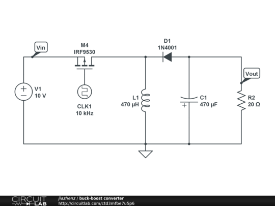 buck-boost converter - CircuitLab