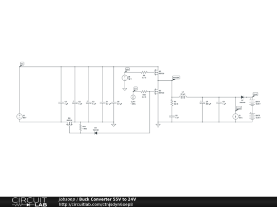 Buck Converter 55V to 24V - CircuitLab