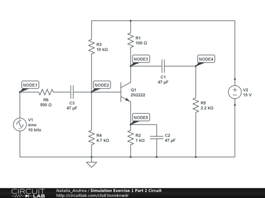 Simulation Exercise 1 Part 2 Circuit - CircuitLab