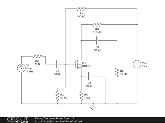 Simulation 2 Part 2 - Circuitlab