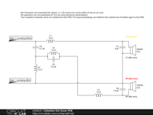 Celestion SL6 Xover PCB