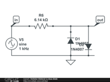 limitator bilateral cu doua diode