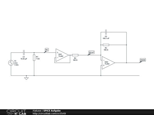 SPICE Aufgabe - CircuitLab