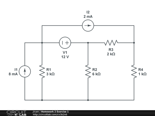 Homework 2 Exercise 1 - CircuitLab