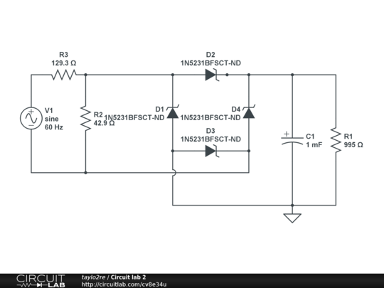 Circuit lab 2 - CircuitLab