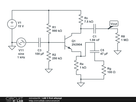 LAB 5 first attempt - CircuitLab