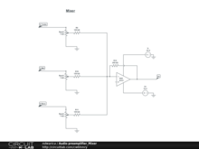 Audio preamplifier_Mixer