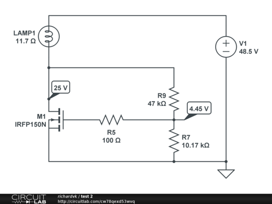 9V between R9 and R7? - CircuitLab