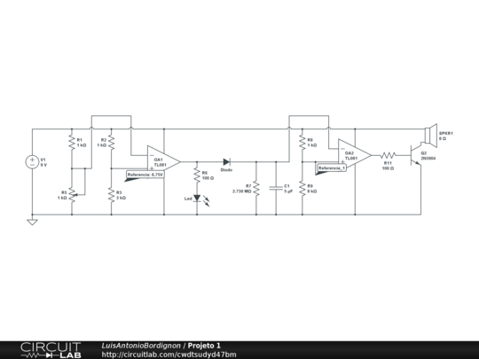 Projeto 1 - CircuitLab