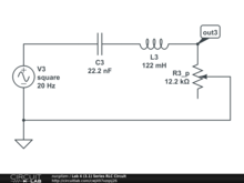 Lab 4 (3.1) Series RLC Circuit