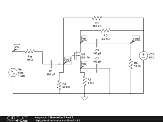 Simulation 2 Part 2 - CircuitLab