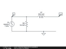 Circuit de integrare RL în curent:R2,L2