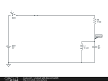 LC circuit with time cnt switch