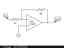 inverting op amp