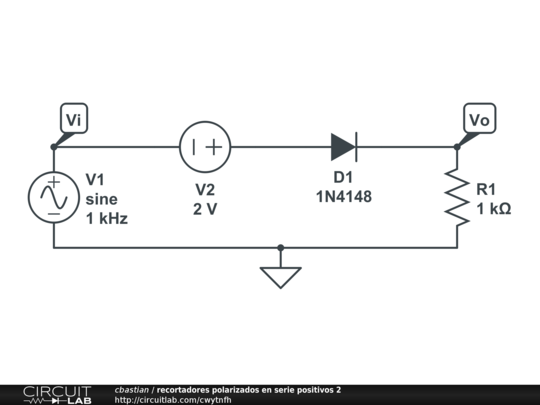 recortadores polarizados en serie positivos 2 - CircuitLab