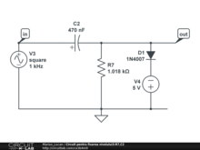 Circuit pentru fixarea nivelului3:R7,C2