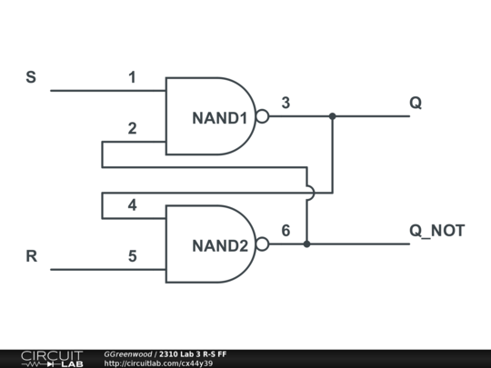 2310 Lab 3 R-S FF - CircuitLab