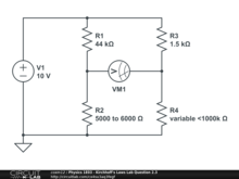 Physics 1E03 - Kirchhoff's Laws Lab Question 2.3