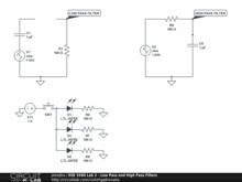 ESE 3500 Lab 2 - Low Pass and High Pass Filters