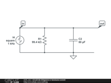 circuit-de-integrare-rc-tensiune-curent/