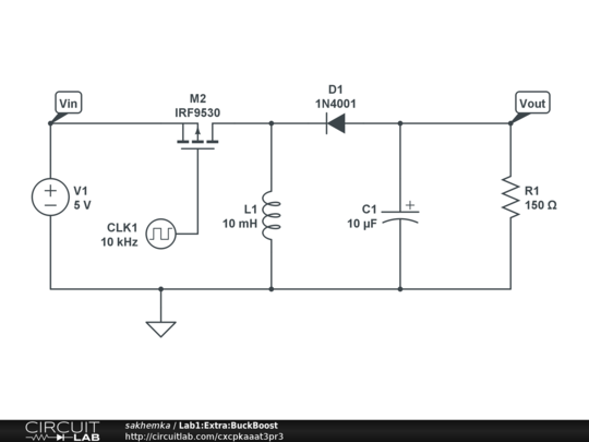 Lab1:Extra:BuckBoost - CircuitLab