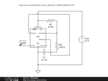 Frequency variator with 555