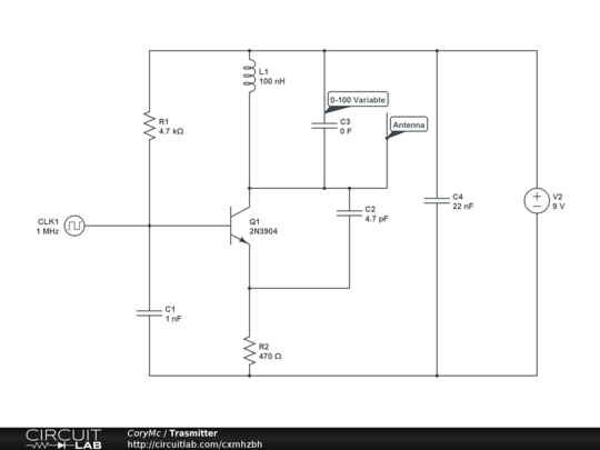 Trasmitter - Circuitlab