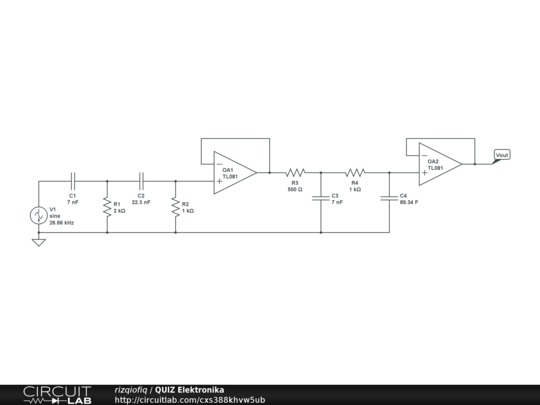 QUIZ Elektronika - CircuitLab