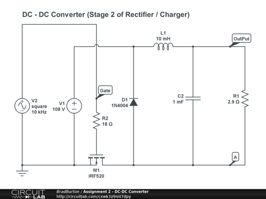 Assignment 2 - DC-DC Converter - CircuitLab