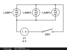 Parallel lamps