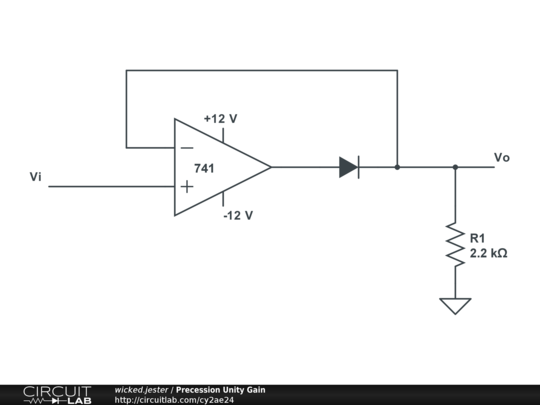 Precession Unity Gain - CircuitLab