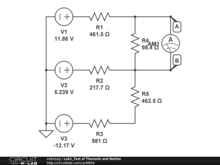 Lab1_Test of Thevenin and Norton