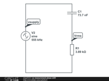 ac measurement phase shift