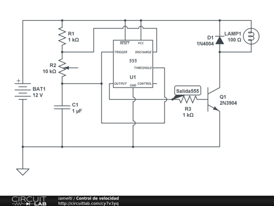 Control de velocidad - CircuitLab