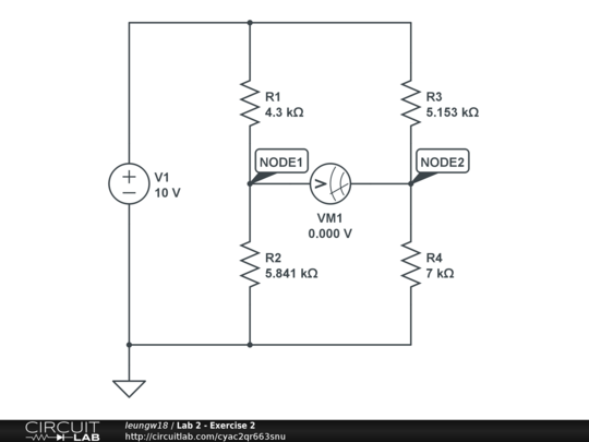 Lab 2 - Exercise 2 - CircuitLab