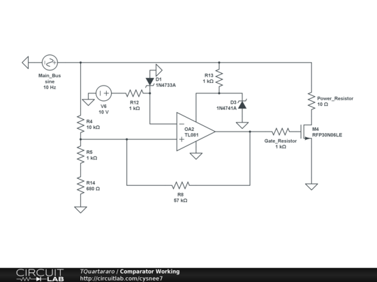 Comparator Working - CircuitLab