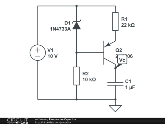 Rampa com Capacitor - CircuitLab