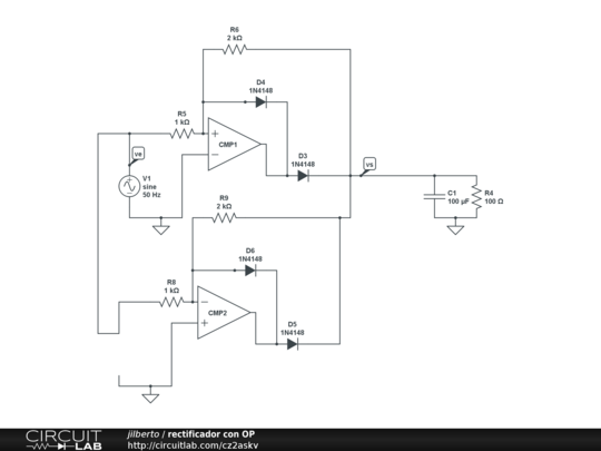 rectificador con OP - CircuitLab