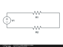 2 series resistors w_o values