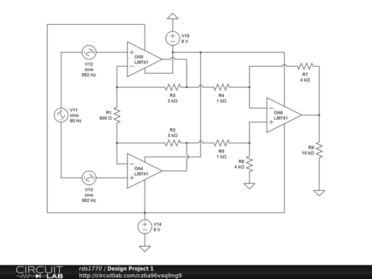 Design Project 1 - CircuitLab