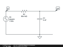 circuit-de-integrare-rc-in-tensiune/