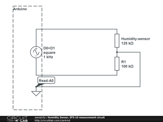 humidity sensor circuit