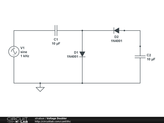 Voltage Doubler - CircuitLab