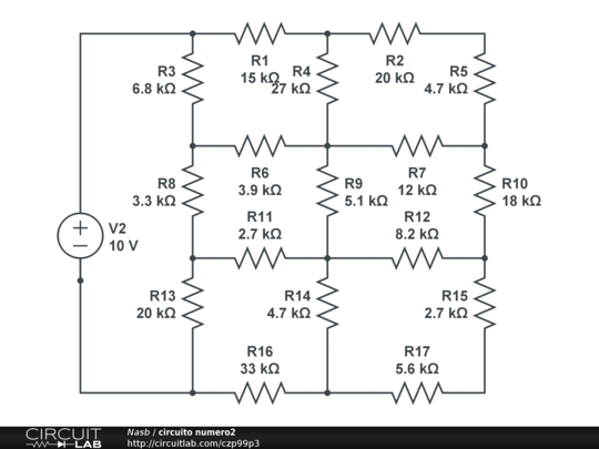 Circuito Numero2 - Circuitlab