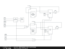 Shift Register 2 bit 2 word storage