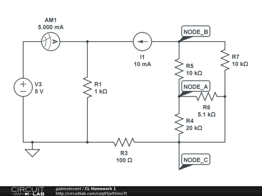 CL Homework 1 - CircuitLab