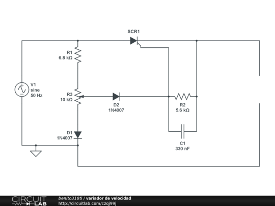 variador de velocidad - CircuitLab