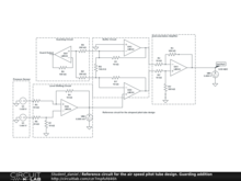 Reference circuit for the air speed pitot tube design. Guarding addition